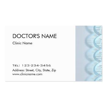 Small Botox Injections Around Eyes By Aesthetic Doctor Business Card Back View