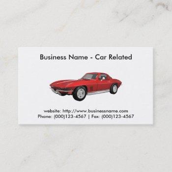 business card: cars / automotive business card