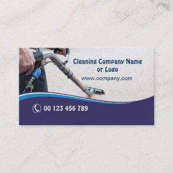 business card for carpet cleaning company