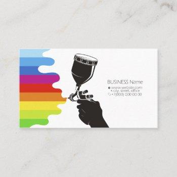 business card for painter