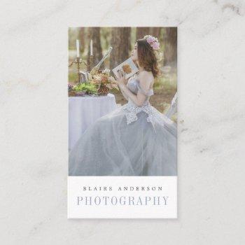 business cards | classical photographer vertical