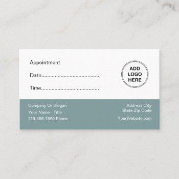 business customer appointment business cards