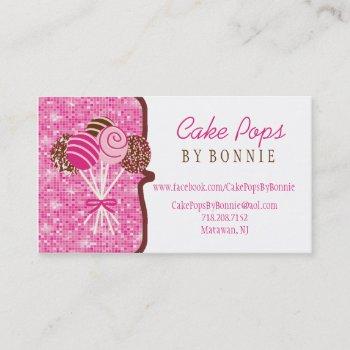 cake pops bakery : business card