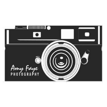 Small Camera Business Cards | Photography Front View