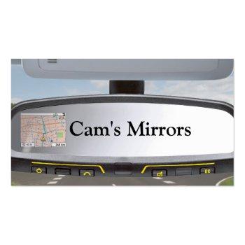 Small Cam's Mirrors Business Card Front View