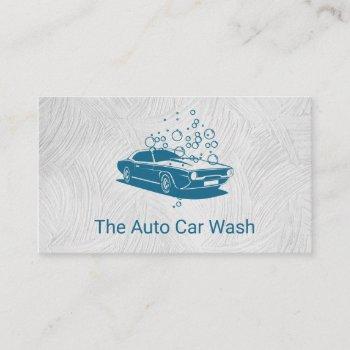 car wash | auto cleaning business card