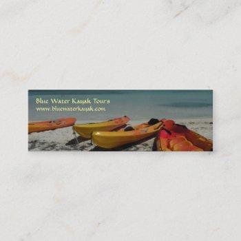 caribbean kayaks business card