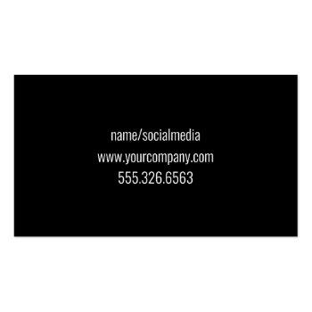 Small Carpentry Tools And Home Icon Business Card Back View