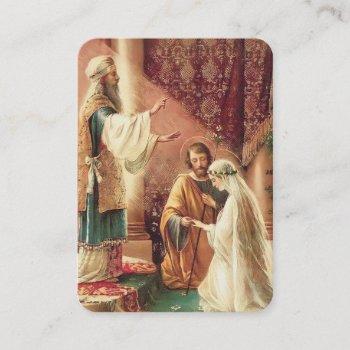 catholic engagement wedding favors holy cards