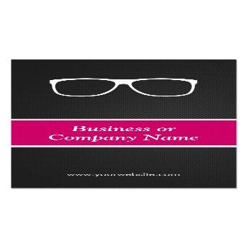 Small Certified Optometrist Optical Creative Innovative Business Card Back View