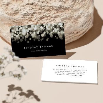 champagne spark business card
