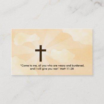 christian business card