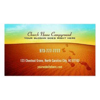 Small Christian Business Cards Back View