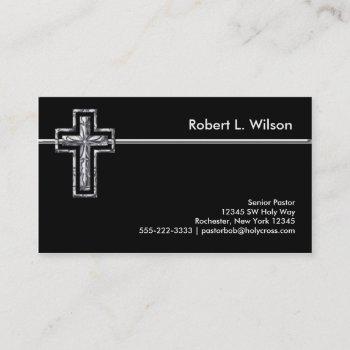 christian cross business cards
