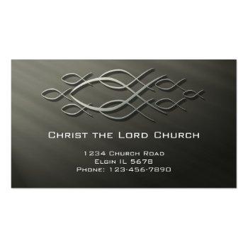 Small Christian Profile Card Front View