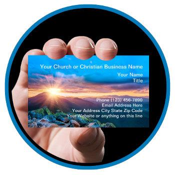 christian scenic church business cards