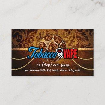 cigar shop vintage business card_custom 2 business card