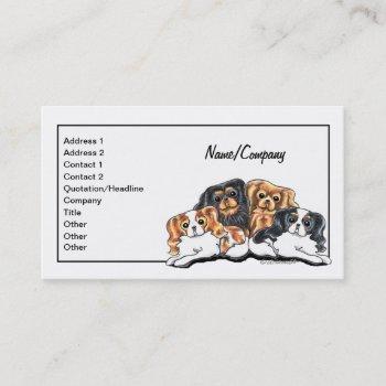 Small Ckcs Pet Business Cards Front View