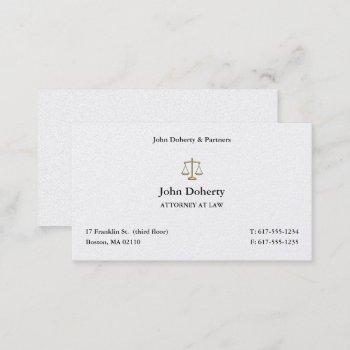 classy attorney at law | lawyer business card