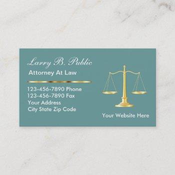 classy attorney business cards