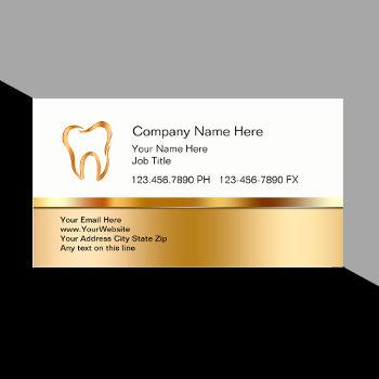 classy dental business cards