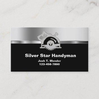 classy handyman business cards