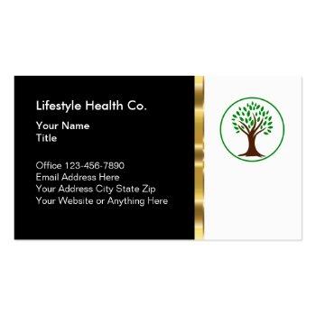 Small Classy Healthcare Professional Business Business Card Front View
