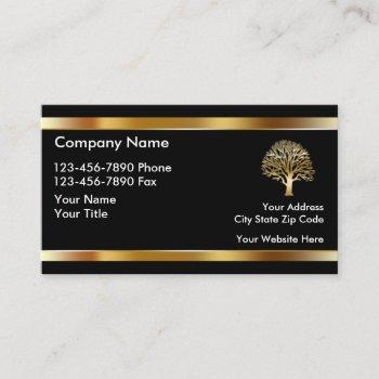 classy landscaping business cards