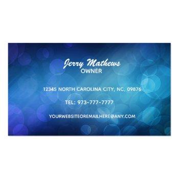 Small Cleaning Service Slogans Business Cards Back View