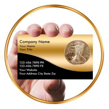 coin dealer business cards