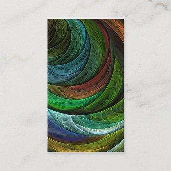 color glory abstract art business card