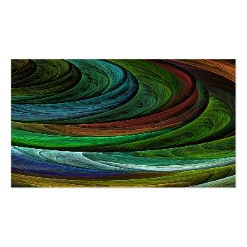 Small Color Glory Abstract Art Business Card Front View