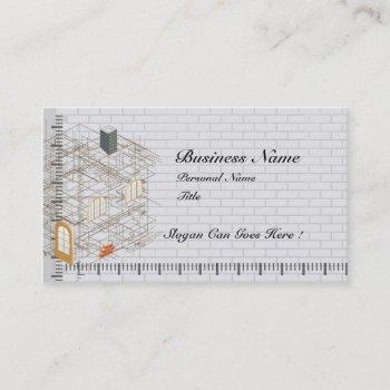 construction architecture business business card