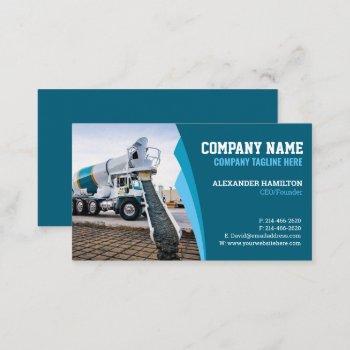 construction business card (concretes)