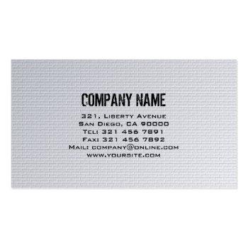 Small Construction - Business Cards Back View