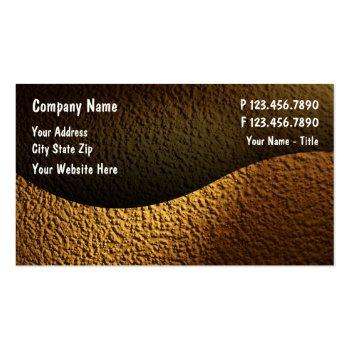 Small Construction Business Cards Front View