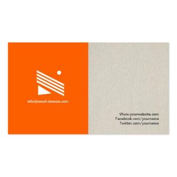Small Construction Manager - Simple Elegant Stylish Business Card Back View