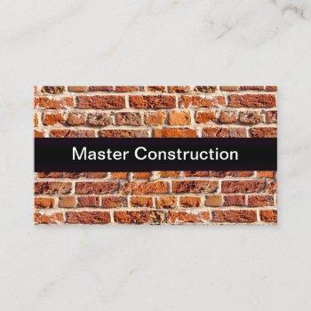 construction remodeling business card
