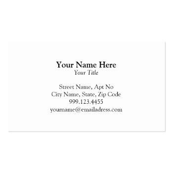 Small Construction Tile Installer Business Card Back View