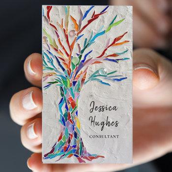 consultant tree business card