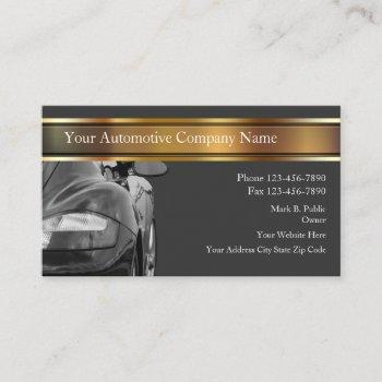 cool automotive business cards