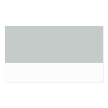 Small Cool Paint Chip Swatch Embossed Look Type Gray Business Card Back View
