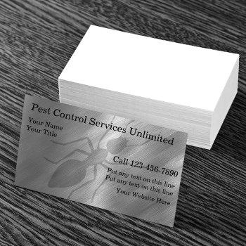 cool pest control business cards