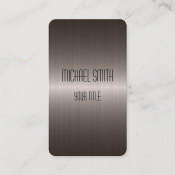 cool stainless steel metal business card