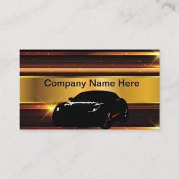coolest automotive theme business card