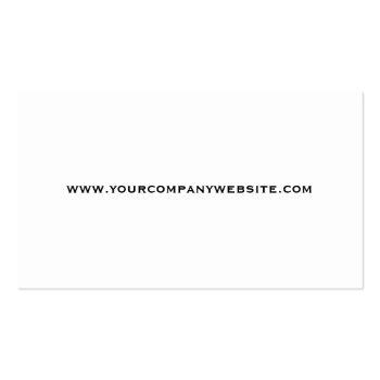 Small Copperplate Classic Simplicity Is Elegant Business Card Back View