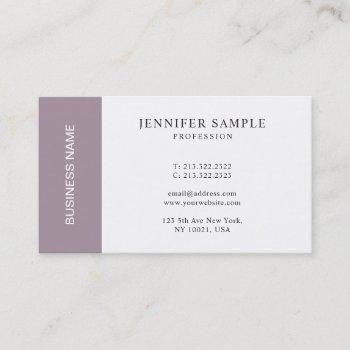 create your own glamorous monogrammed plain business card