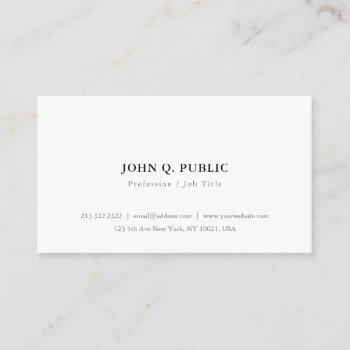 create your own minimalistic modern sleek elegant business card