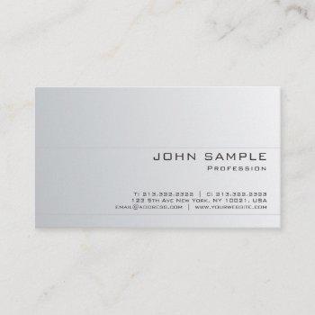 create your own professional modern graceful matte business card