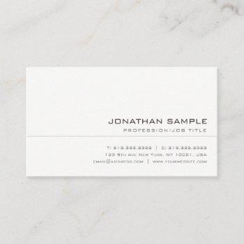 creative elegant colors trendy sleek professional business card